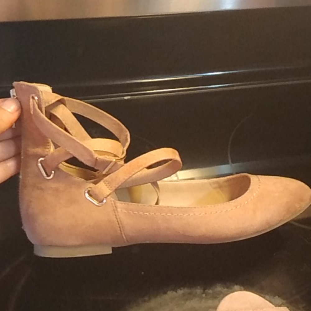 Tan seude aldo flats